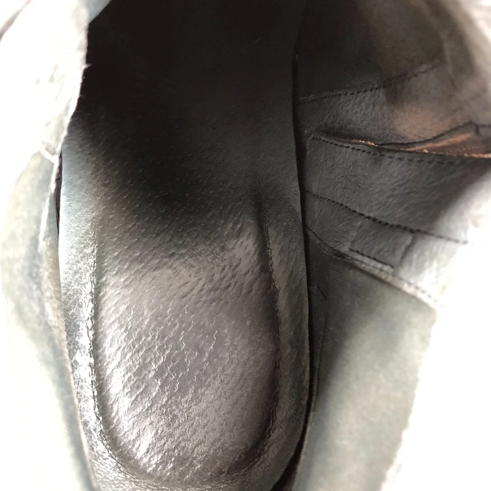 Dansko Shirley womens size 41 shoes brown leather wedge zip up ankle boots